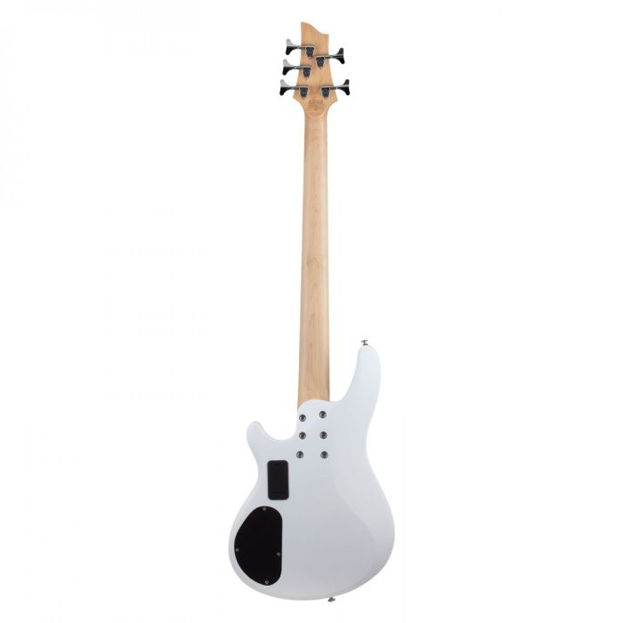 Schecter C-5 Deluxe Satin White 5 String Bass Guitar back