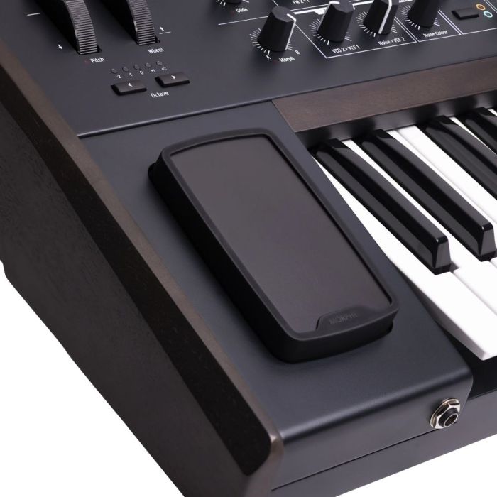 Arturia Polybrute Noir Edition 61-Note Synthesizer pad closeup