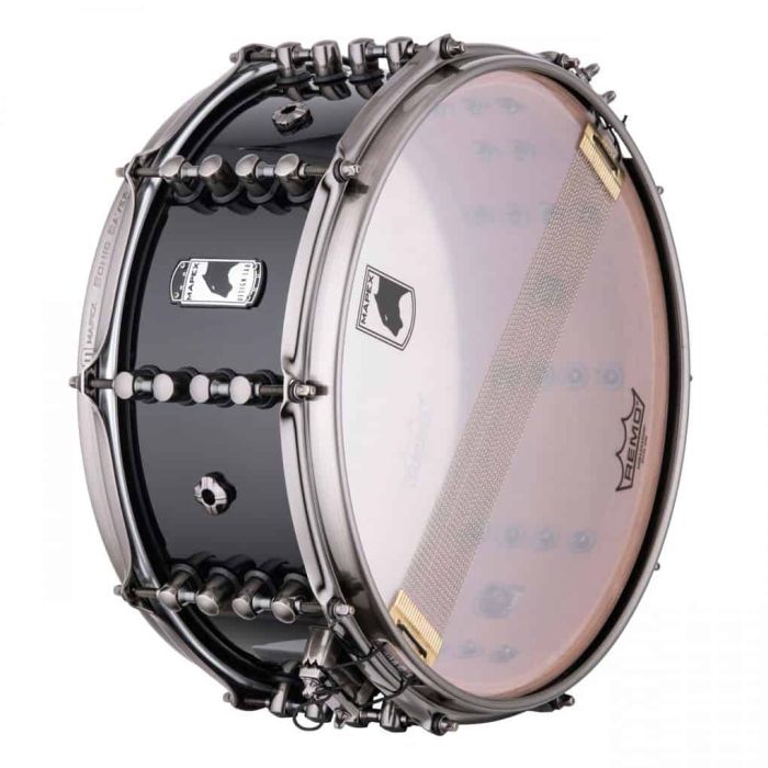 Mapex Black Panther Maximus, Jeff Hamilton, 14x 6.5 Snare Drum reso side