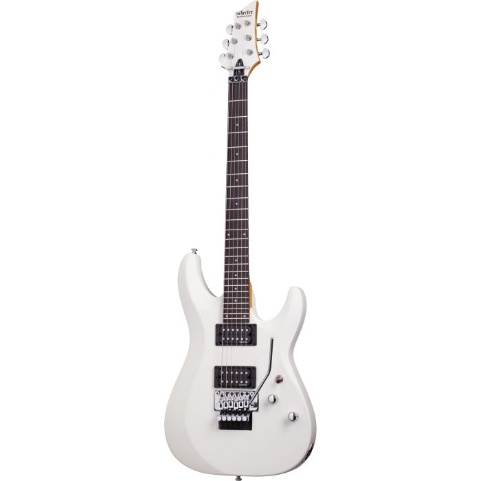 Schecter C-6 FR Deluxe Satin White