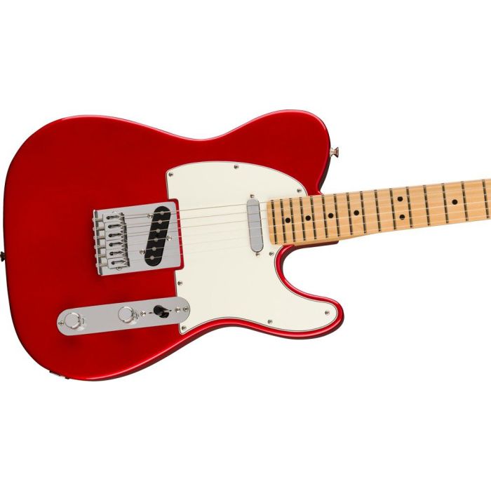 Fender Player Telecaster Mn Candy Apple Red, angled view