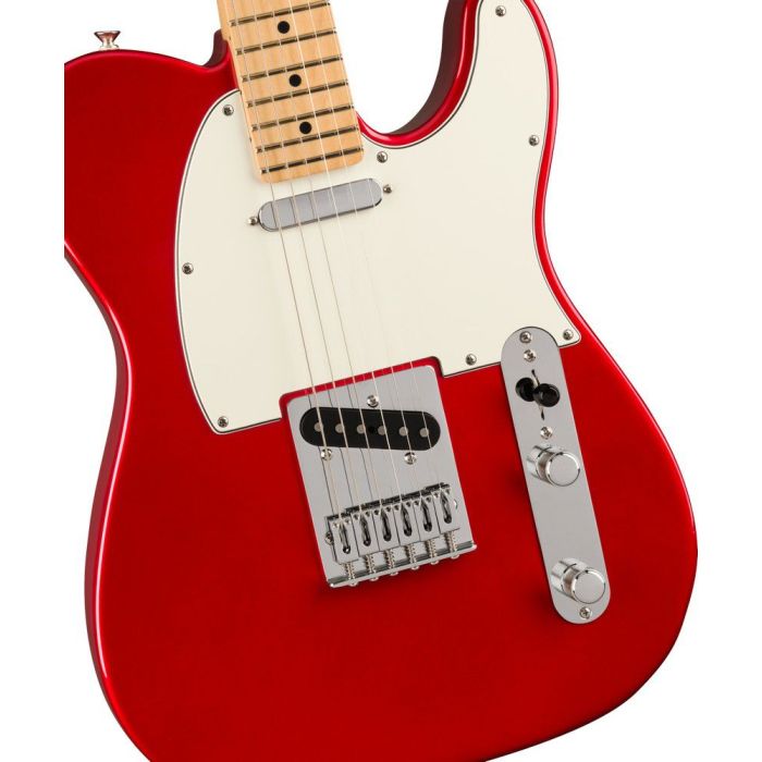 Fender Player Telecaster Mn Candy Apple Red, body closeup