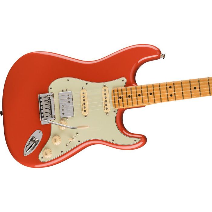 Fender Player Plus Stratocaster Hss Mn Fiesta Red, angled view