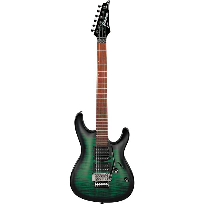 Ibanez KIKOSP3 Kiko Loureiro Signature Guitar, Trans Emerald Burst Front