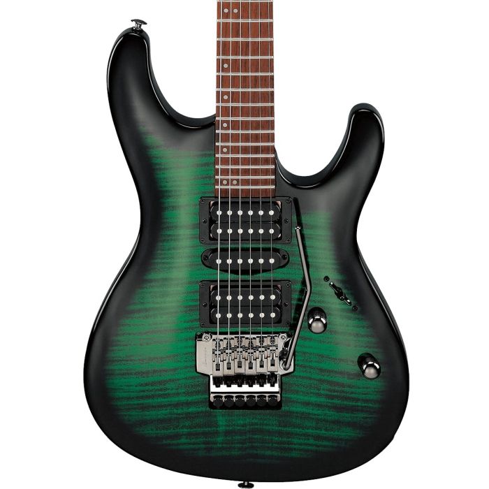 Ibanez KIKOSP3 Kiko Loureiro Signature Guitar, Trans Emerald Burst Body