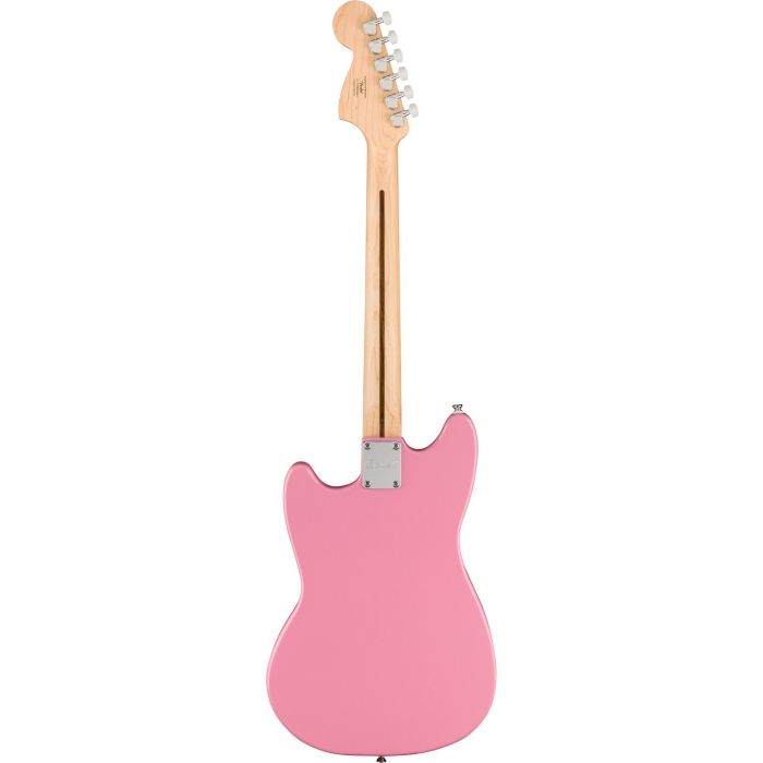 Squier Sonic Mustang Hh MN Flash Pink, rear view