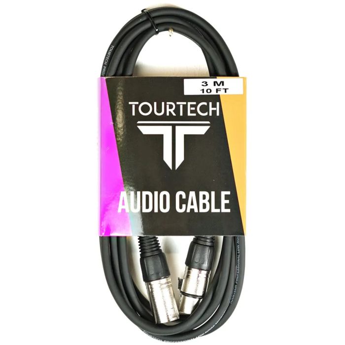 Tourtech TTMC-3 10ft XLR to XLR Mic Cable