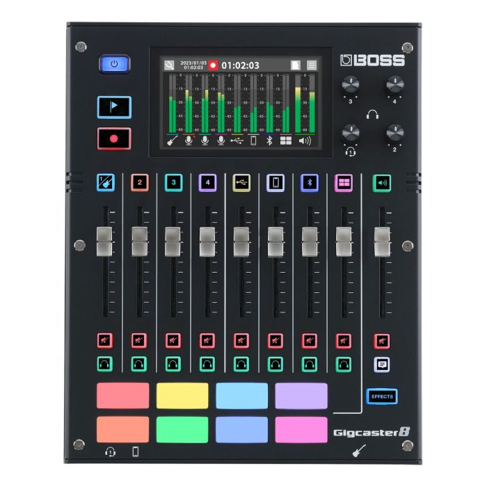 Boss GCS-8 Gigcaster Livestreaming Audio Mixer Front