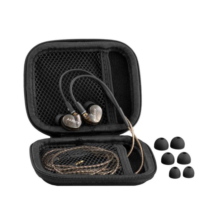 Audix A10X Pro Studio Earphones with Extended Bass Response with case and replacement buds