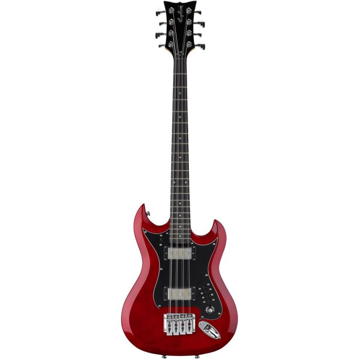 Hagstrom H8-II Bass, Wild Cherry Transparent