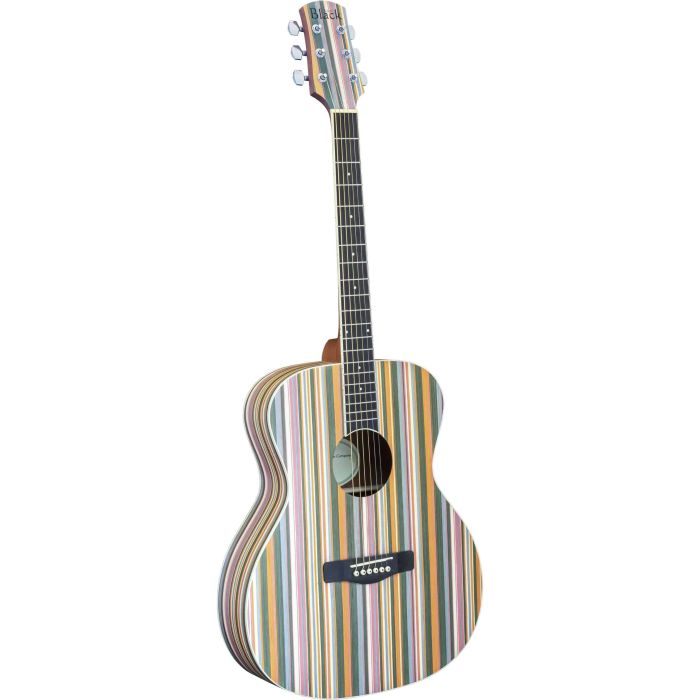 Adam Black Acoustic Guitar Rainbow front