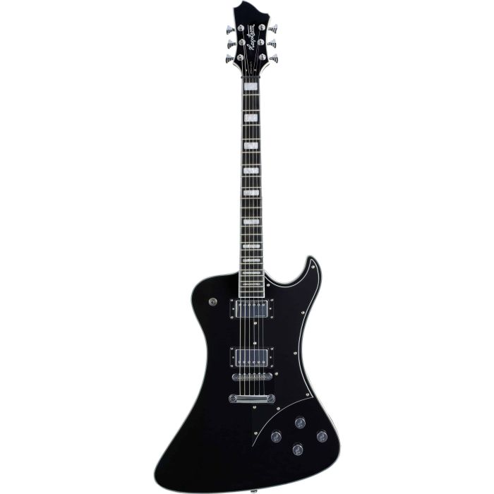 Hagstrom Fantomen Electric Guitar, Black front