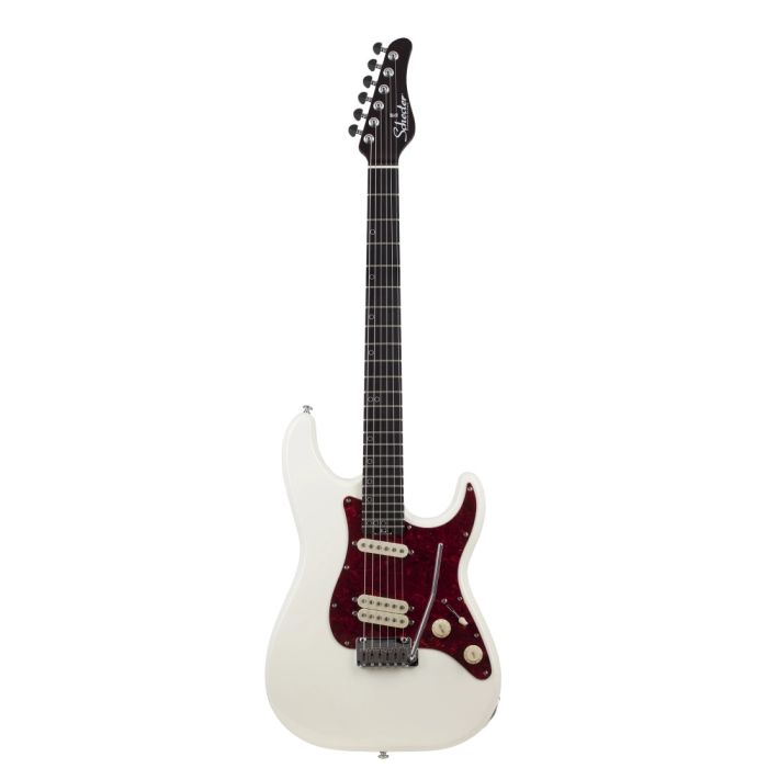 Schecter MV-6 Olympic White Multi Voice Electric Guitar front