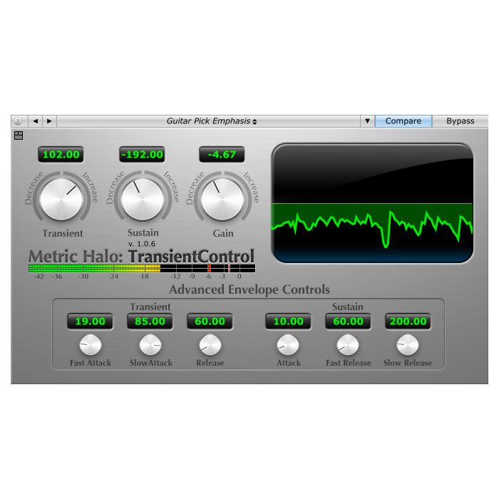 Metric Halo Transient Control Plugin - Native