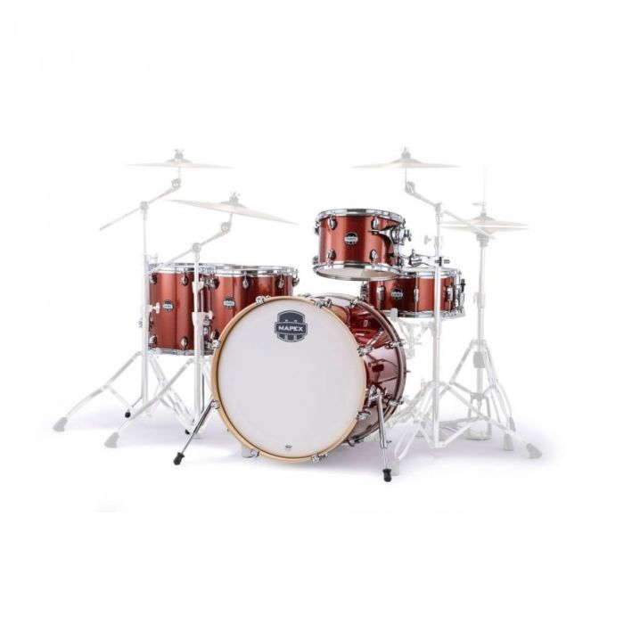 Mapex Mars Birch Series 22" Shell Pack Blood Orange Sparkle