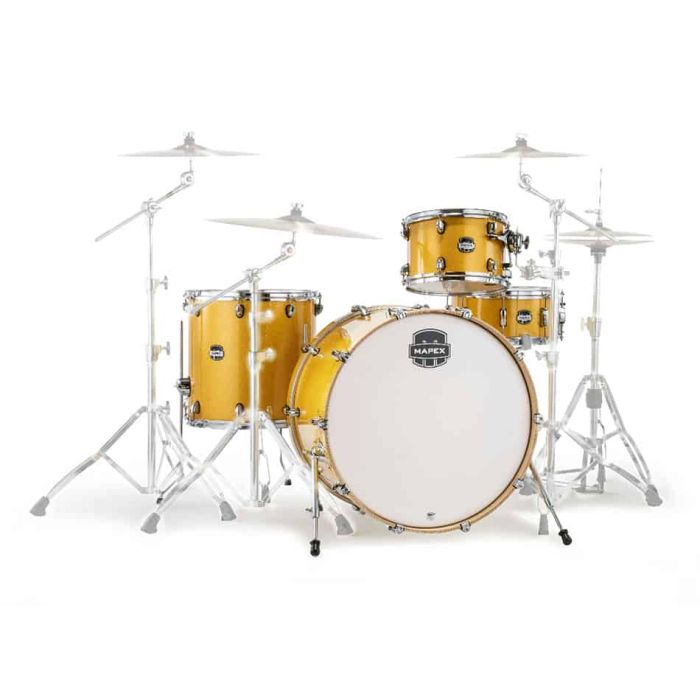 Mapex Mars Birch Series 24" Rock Shell Pack Sunflower Sparkle