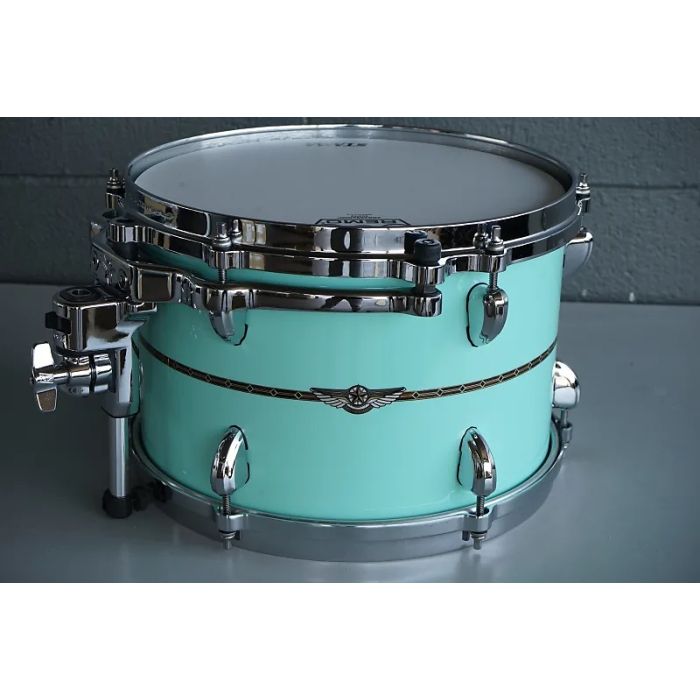 Tama Star Walnut 12 X 08 Tom Tom - Grand Aqua Blue