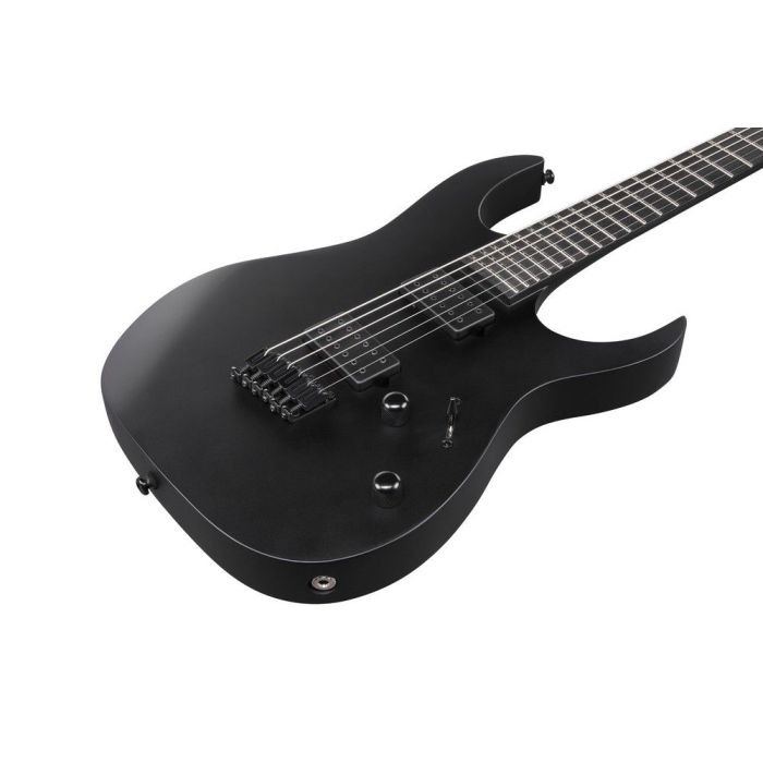 Ibanez Rgrtbb21-bkf Rg Black Flat, body closeup