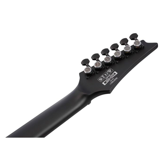 Ibanez Rgrtbb21-bkf Rg Black Flat, headstock rear