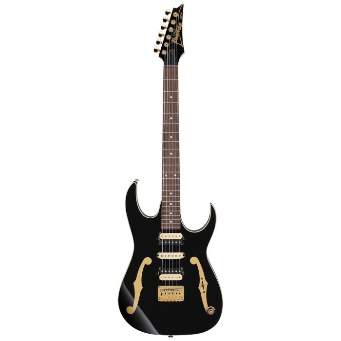 Ibanez PGM50-BK Paul Gilbert Signature Electric Guitar, Black front view