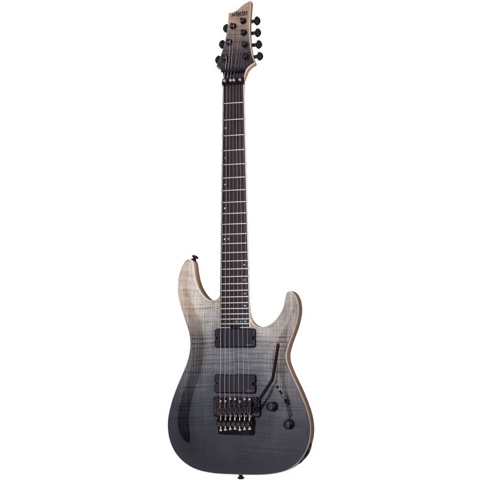 Schecter C-7 FR SLS Elite Black Fade Burst