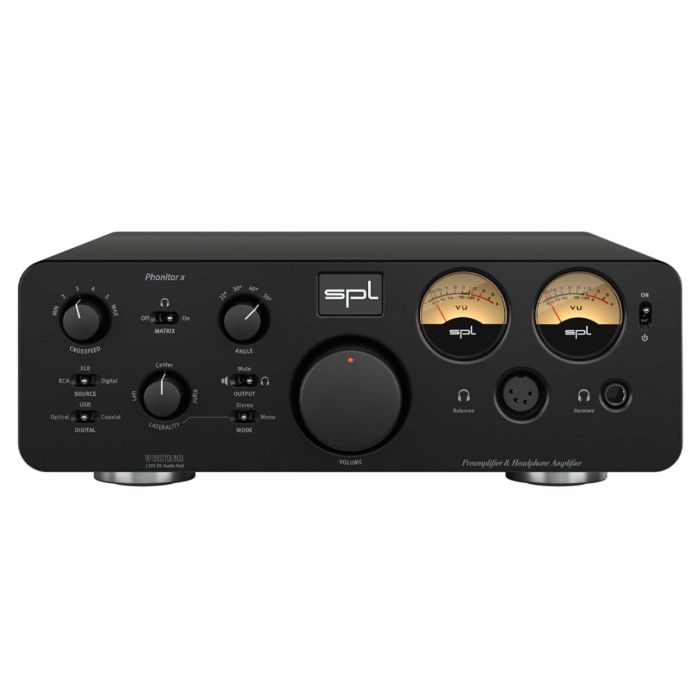 SPL Phonitor X Headphone Amplifier and Preamp, Black