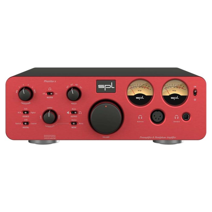 SPL Phonitor X Headphone Amplifier and Preamp Red