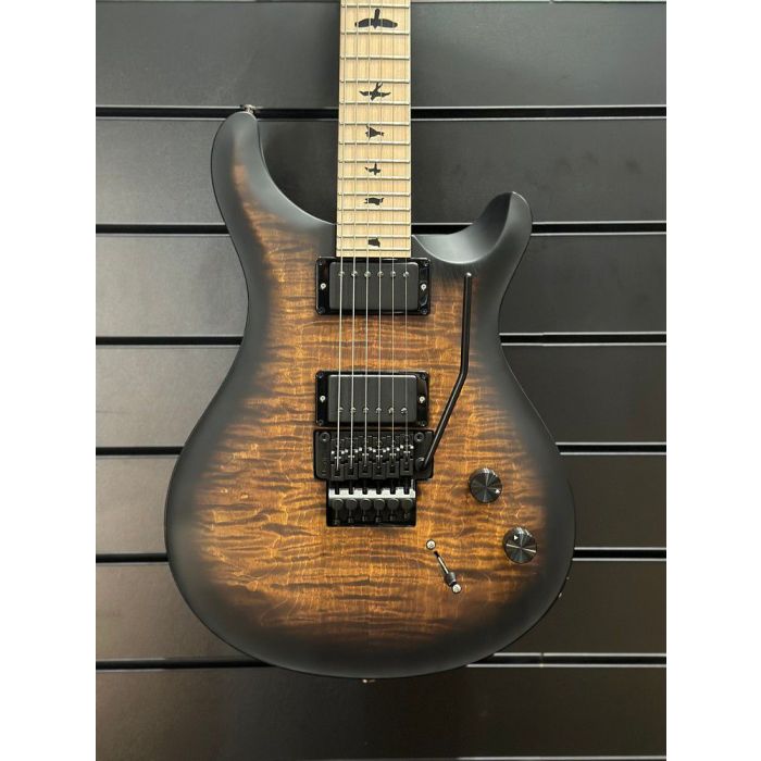 PRS Dustie Waring CE24 FR, Custom Colour Sunburst body closeup