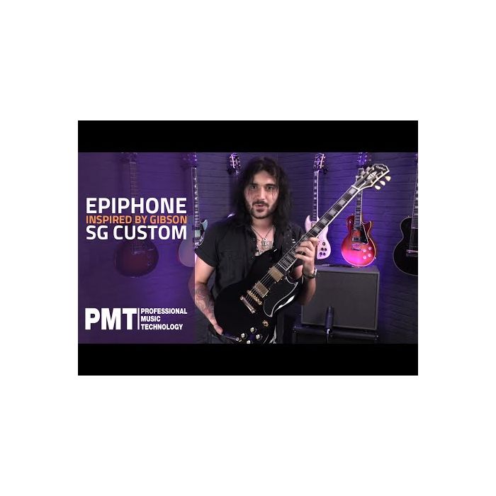 Epiphone SG Custom, Ebony | PMT Online