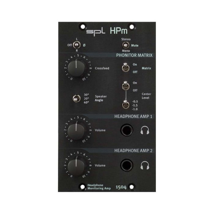 SPL HPm 500-Series Headphone Monitoring Amp Front