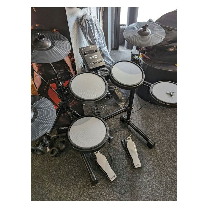Pre-Owned Rock jam Electric Drum Kit from behind