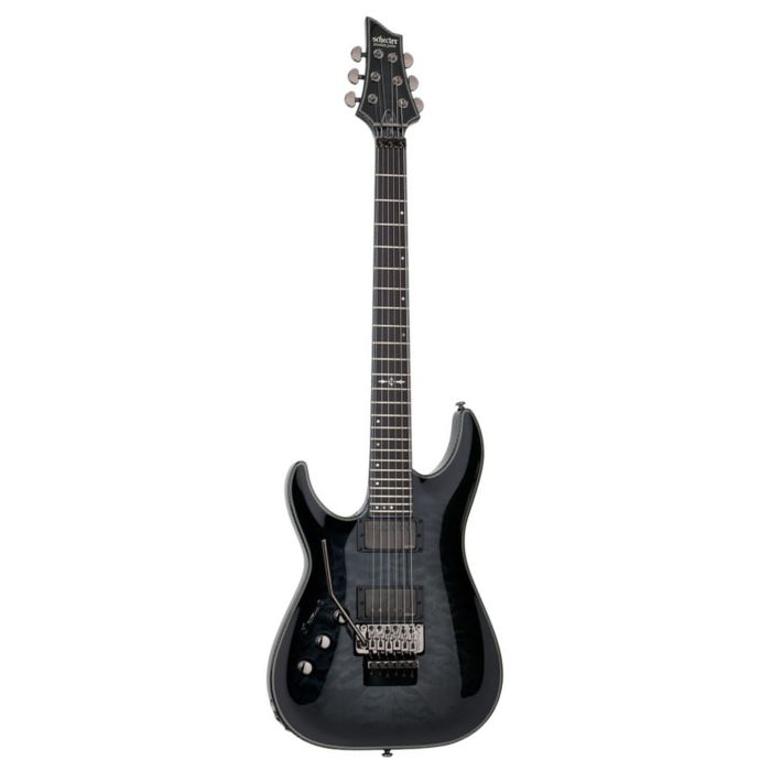 Schecter Hellraiser Hybrid C-1 FR LH Trans Black Burst front view