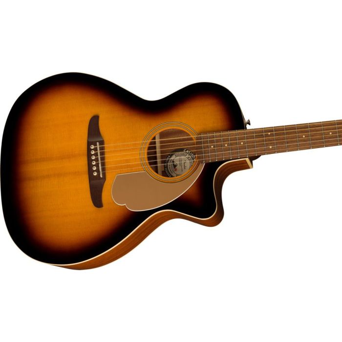 Fender Newporter Player WN GPG Sunburst, body closeup