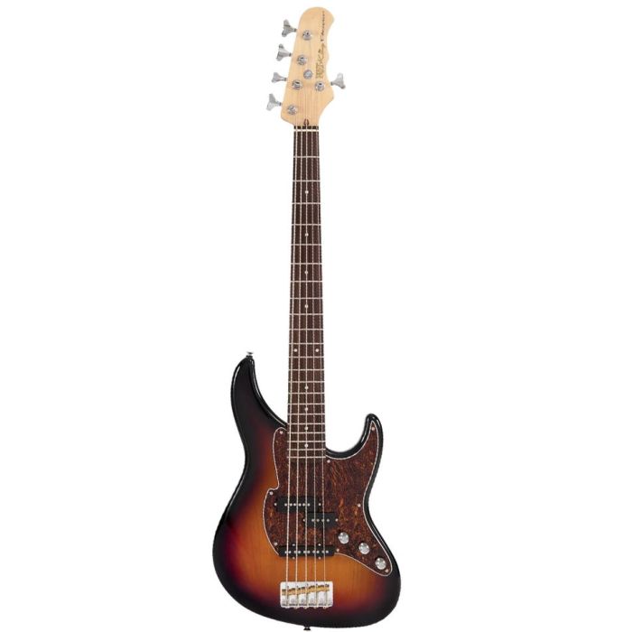 Fret King Black Label Perception 5 Bass - Original Classic Burst