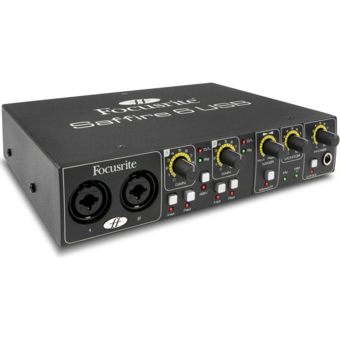 B-Stock Focusrite Saffire 6 USB Audio Interface front view