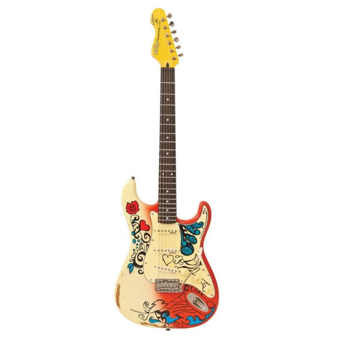 Vintage V6mrhdx Summer Of Love Strat front