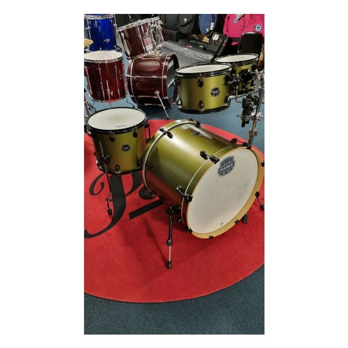 Pre-Owned Mapex Armory Mantis Green 22,10,12,14 side