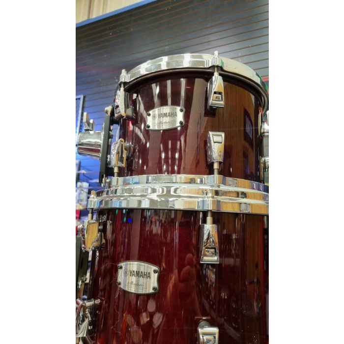 Pre-Owned Yamaha Absolute Hybrid Maple 10/12/14/16/22 Burgandy toms