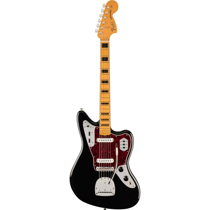 Fender Vintera Ii 70s Jaguar MN Black, front view