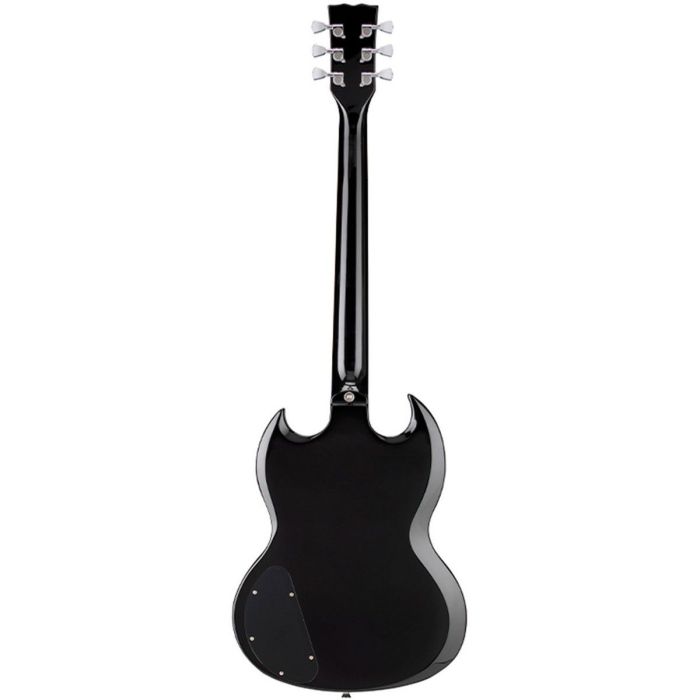 Antiquity Gs1 bk Electric Guitar Black, rear view