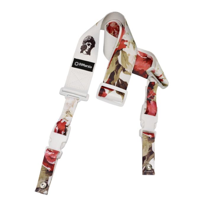 Dimarzio Polyphia Floral Muse Cliplock Guitar Strap front view