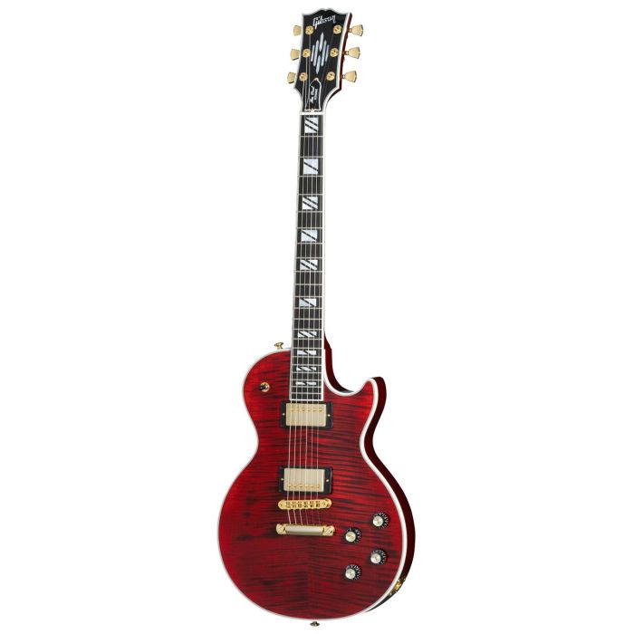 Gibson Les Paul Supreme Electric Guitar, Wine Red front view