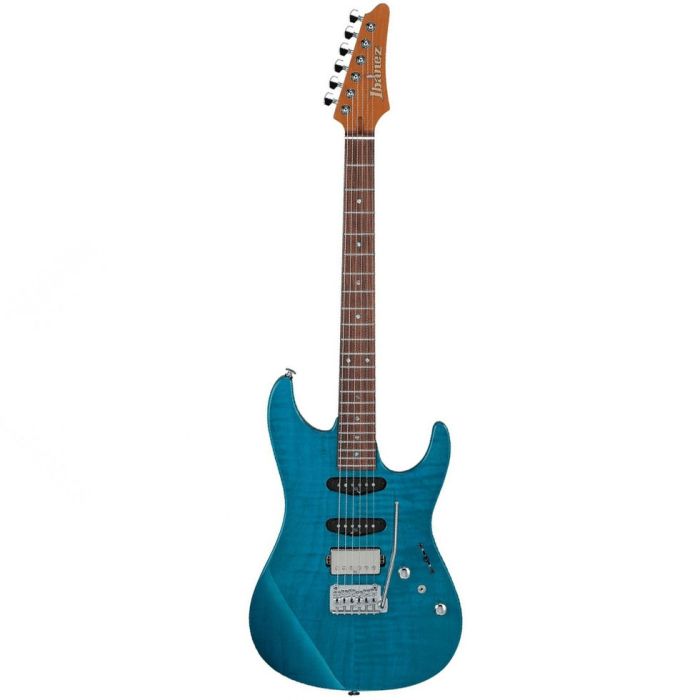 Ibanez MMN1-TAB Martin Miller Signature Transparent Aqua Blue