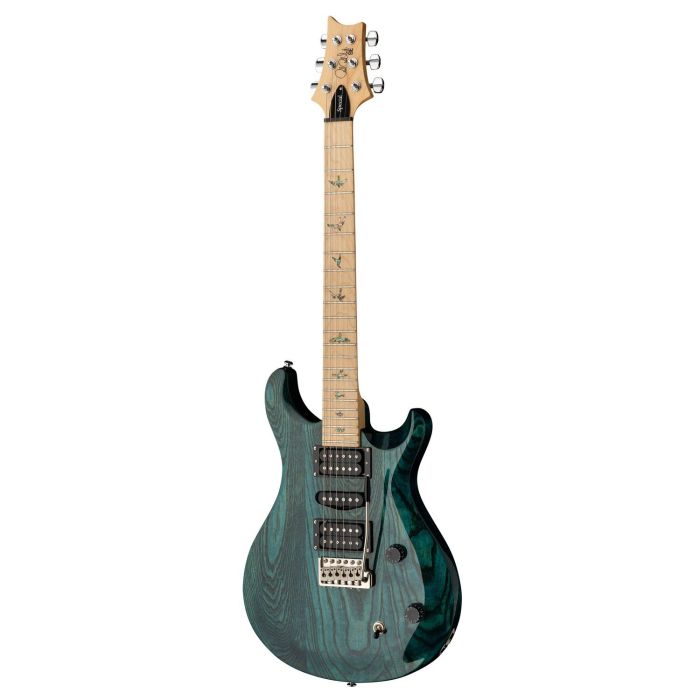 PRS SE Swamp Ash Special Electric Guitar In Blue angled view
