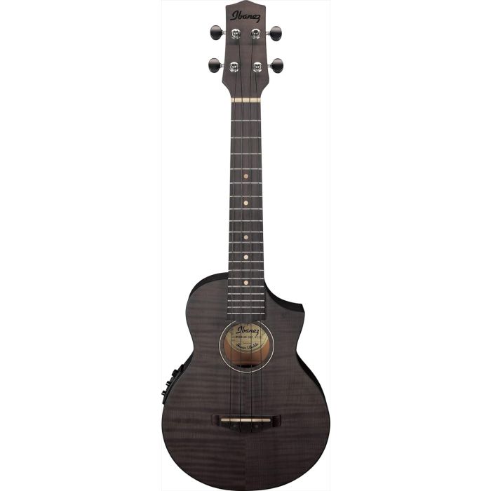 Ibanez UEW12E-BIF EW UKELELE Tenor C/Away Black Ice Flat