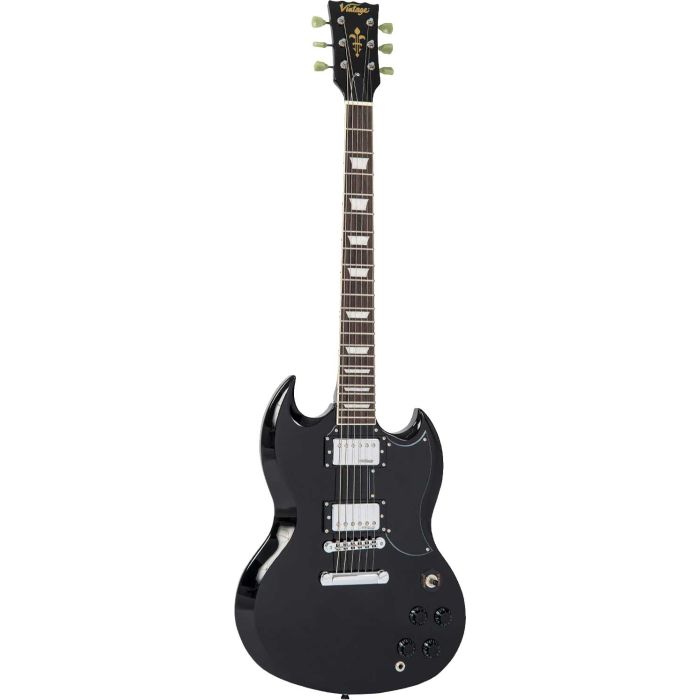 Vintage VS6 Electric Guitar in Black