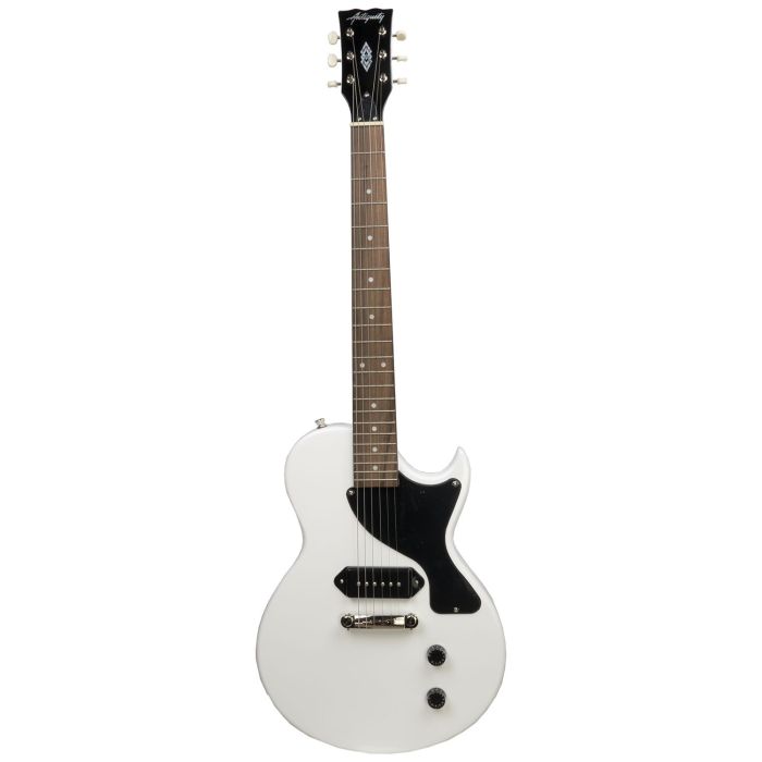 Antiquity Legend Bja White Electric Guitar, front view