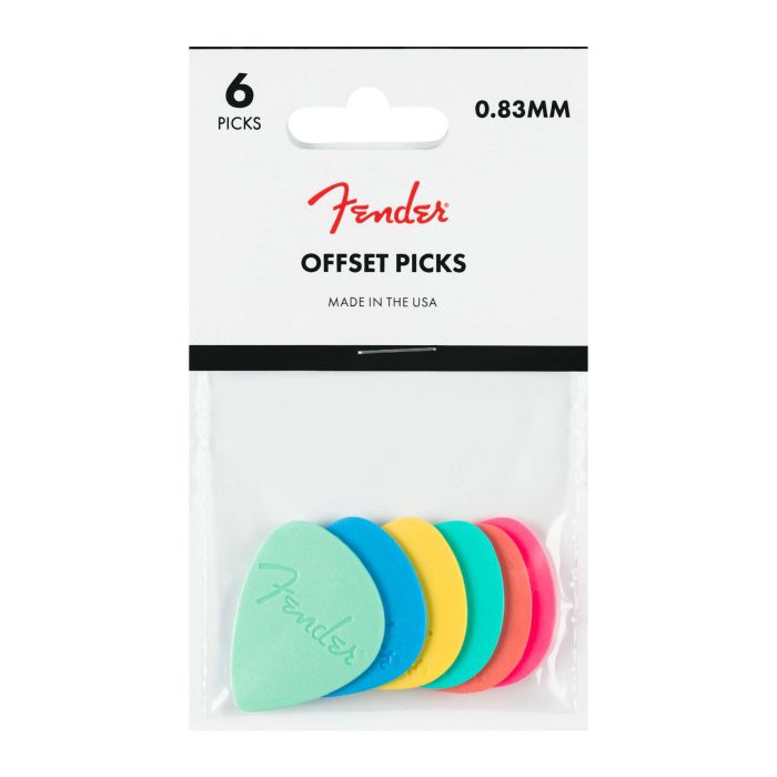 Fender Offset Picks Multi-color (6)