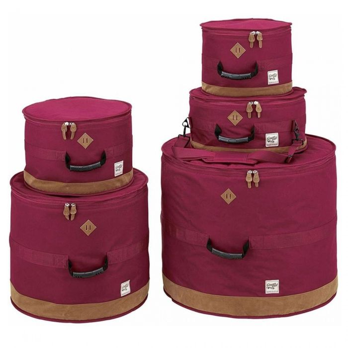 Tama TDSS52KWR Drum Bag Set (wine Red) 10 12 14 16 22