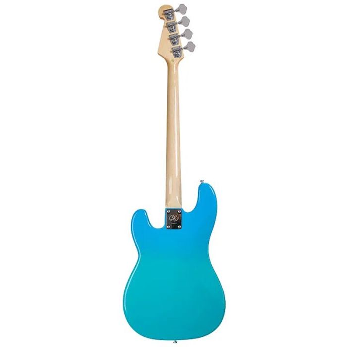 SX Electric Bass Modern Series PB, Blue rear view